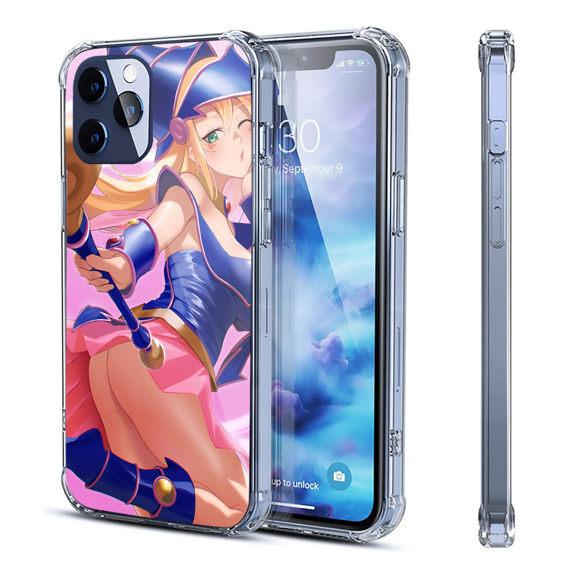 （画像用） 遊☆戯☆王 Yu-Gi-Oh! 【iPhone 12シリーズ対応】透明スマホケース（クリアソフトケース）